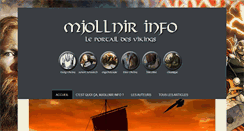 Desktop Screenshot of mjollnir.info